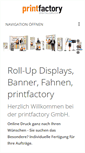 Mobile Screenshot of printfactory.de